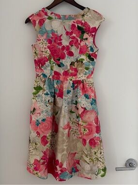 Cynthia Steffe mini fit flare Floral Pink & Blue' Party Dress
